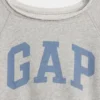 Sudadera infantil de felpa Vintagesoft con estampado y mangas raglán