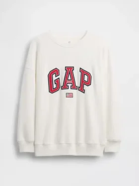 Sudadera infantil oversize de felpa Vintagesoft con estampado gráfico