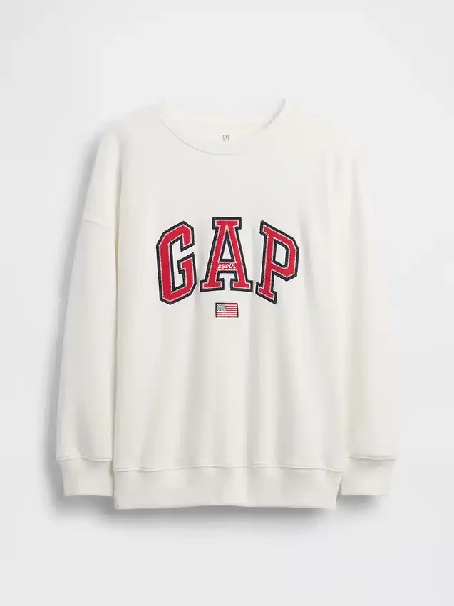 Sudadera infantil oversize de felpa Vintagesoft con estampado gráfico