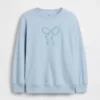 Sudadera infantil oversize de felpa Vintagesoft con estampado gráfico