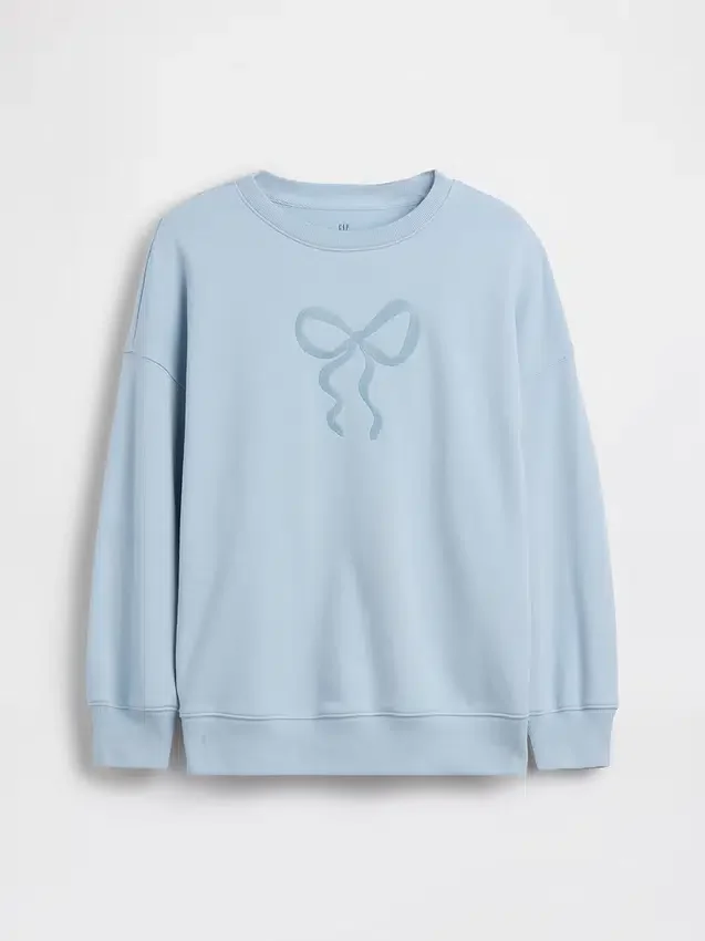 Sudadera infantil oversize de felpa Vintagesoft con estampado gráfico