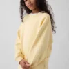 Sudadera infantil Vintagesoft con cuello redondo y corte en cuña