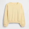 Sudadera infantil Vintagesoft con cuello redondo y corte en cuña