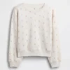 Sudadera infantil Vintagesoft con cuello redondo y corte en cuña