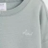 Sudadera infantil Vintagesoft con cuello redondo y corte en cuña
