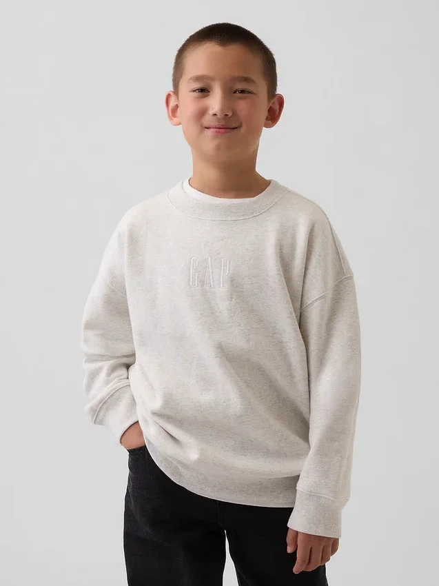 Sudadera infantil Vintagesoft con logo y corte holgado