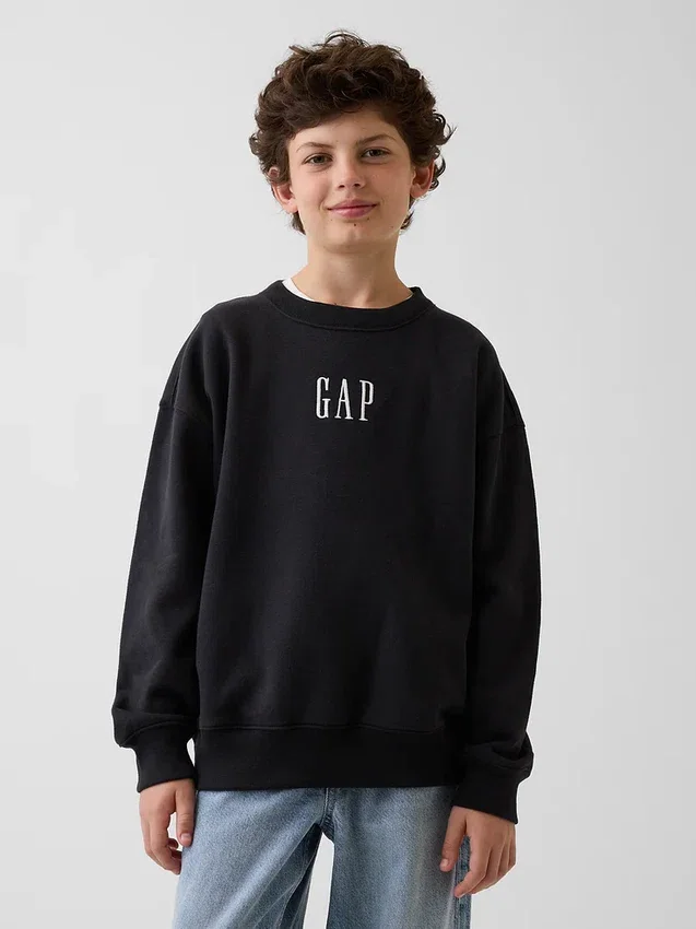 Sudadera infantil Vintagesoft con logo y corte holgado