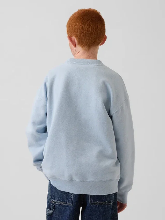 Sudadera infantil Vintagesoft con logo y corte holgado