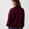 Sudadera infantil Vintagesoft de cuello alto y logo, de corte oversize