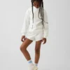 Sudadera infantil Vintagesoft de cuello alto y logo, de corte oversize