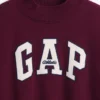 Sudadera infantil Vintagesoft de cuello alto y logo, de corte oversize