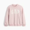Sudadera infantil Vintagesoft de cuello alto y logo, de corte oversize