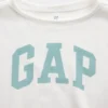 Sudadera infantil Vintagesoft de felpa con cuello ancho y logotipo