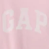 Sudadera infantil Vintagesoft de felpa con cuello ancho y logotipo