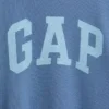 Sudadera infantil Vintagesoft de felpa con cuello ancho y logotipo