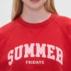 Sudadera oversize con logo Raglán de GAP × Summer Fridays