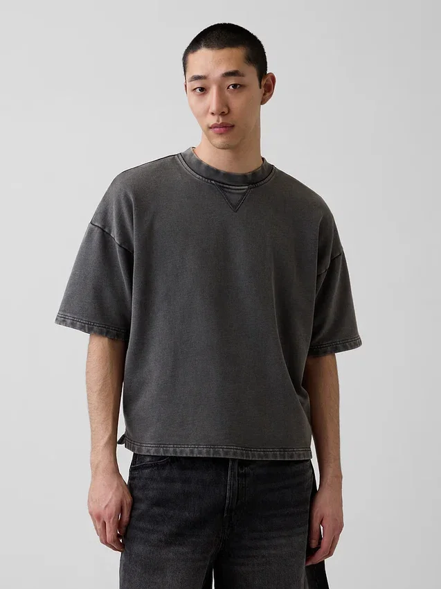 Sudadera oversize de felpa francesa gruesa