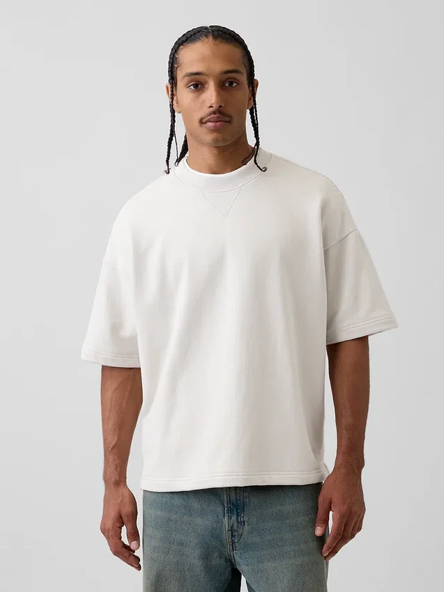Sudadera oversize de felpa francesa gruesa