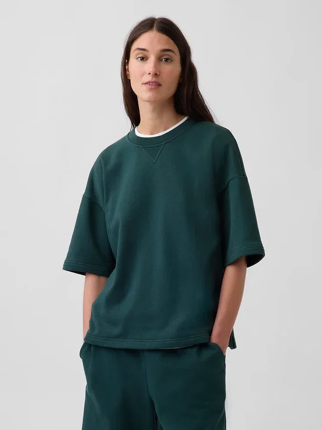 Sudadera oversize de felpa francesa gruesa
