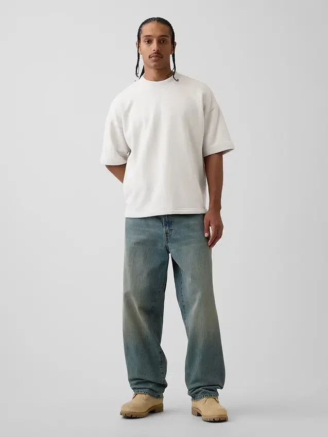 Sudadera oversize de felpa francesa gruesa