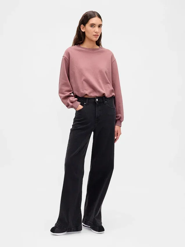 Sudadera oversize de felpa francesa gruesa