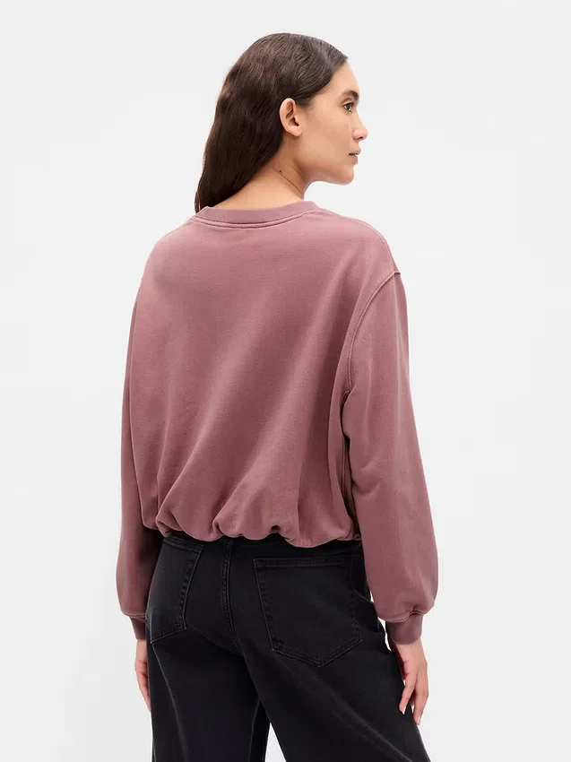 Sudadera oversize de felpa francesa gruesa