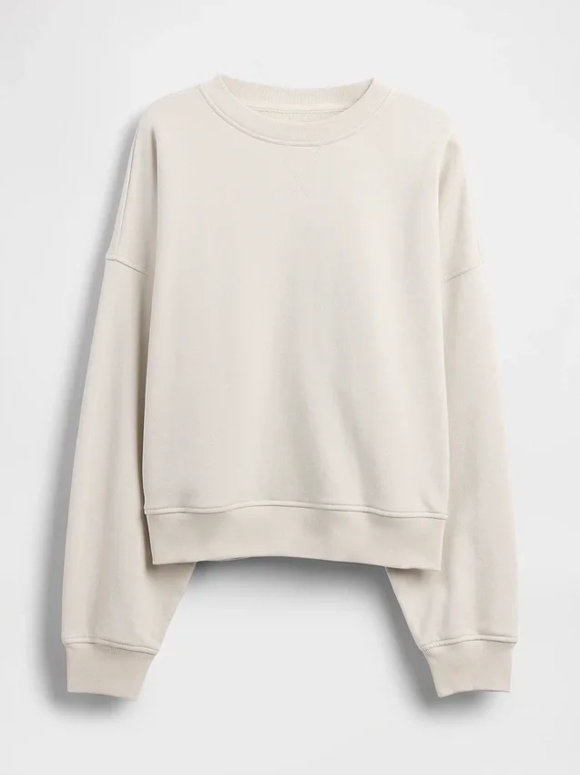 Sudadera oversize de felpa francesa gruesa