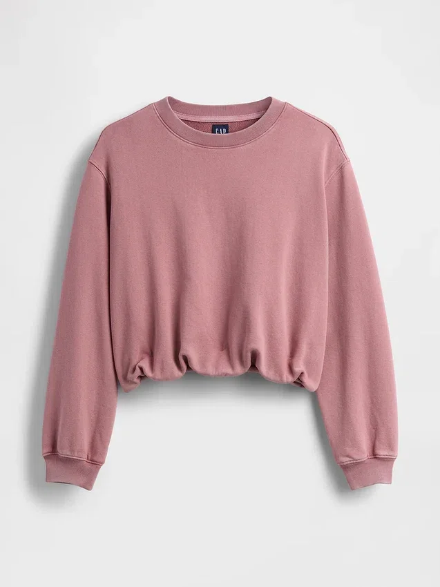 Sudadera oversize de felpa francesa gruesa