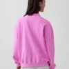 Sudadera oversize de felpa francesa gruesa con cuello alto