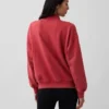 Sudadera oversize de felpa francesa gruesa con cuello alto