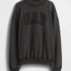 Sudadera oversize de felpa francesa gruesa con cuello alto