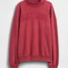 Sudadera oversize de felpa francesa gruesa con cuello alto