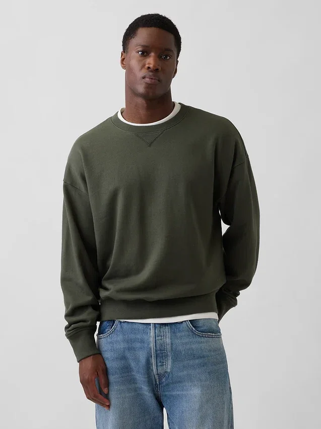 Sudadera oversize de felpa francesa gruesa para adultos