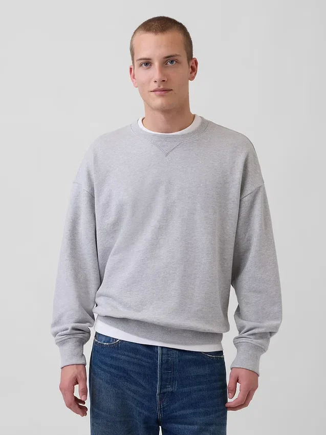 Sudadera oversize de felpa francesa gruesa para adultos