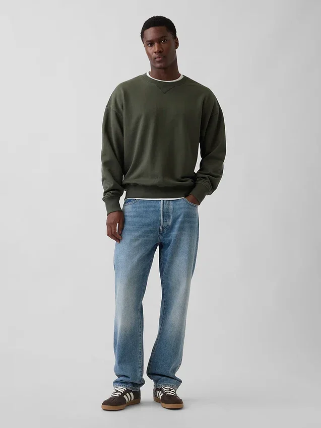 Sudadera oversize de felpa francesa gruesa para adultos