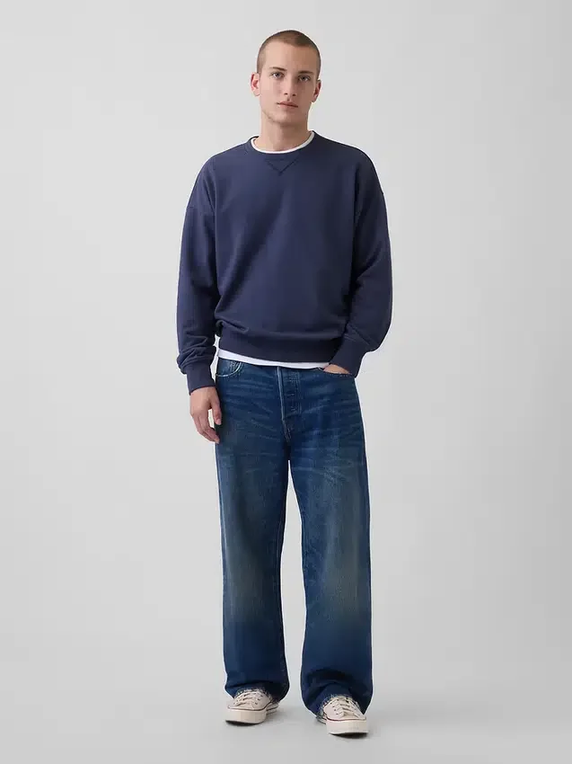 Sudadera oversize de felpa francesa gruesa para adultos