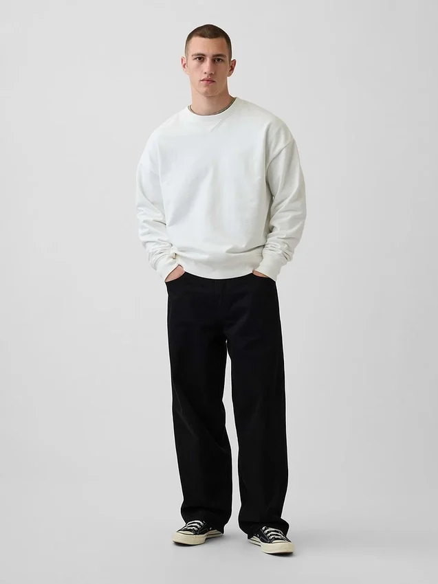 Sudadera oversize de felpa francesa gruesa para adultos