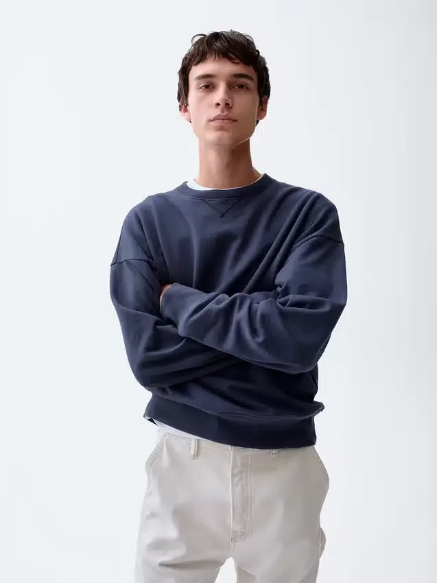 Sudadera oversize de felpa francesa gruesa para adultos
