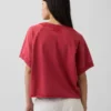 Sudadera oversize de felpa Vintagesoft con cuello en V
