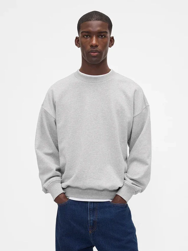 Sudadera oversize de peso pesado para adultos