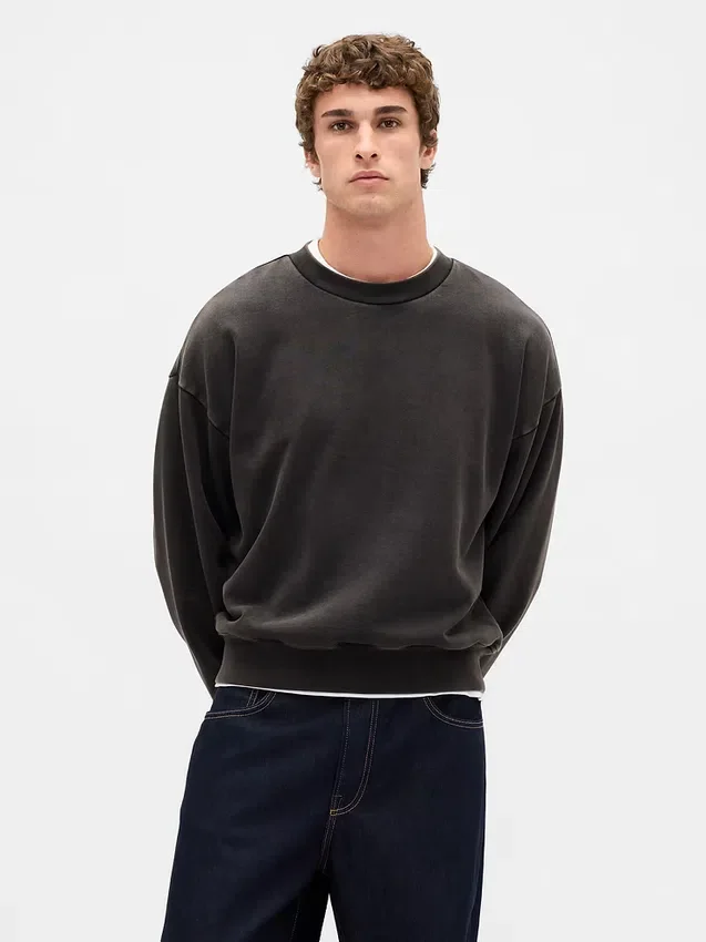 Sudadera oversize de peso pesado para adultos