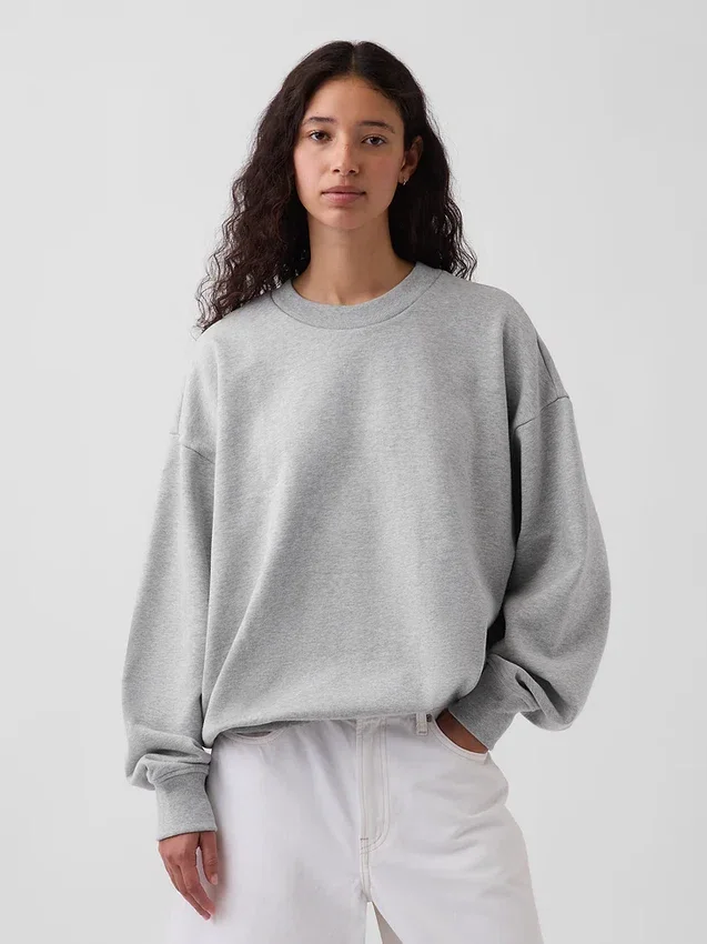 Sudadera oversize de peso pesado para adultos