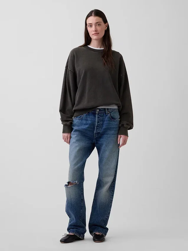Sudadera oversize de peso pesado para adultos