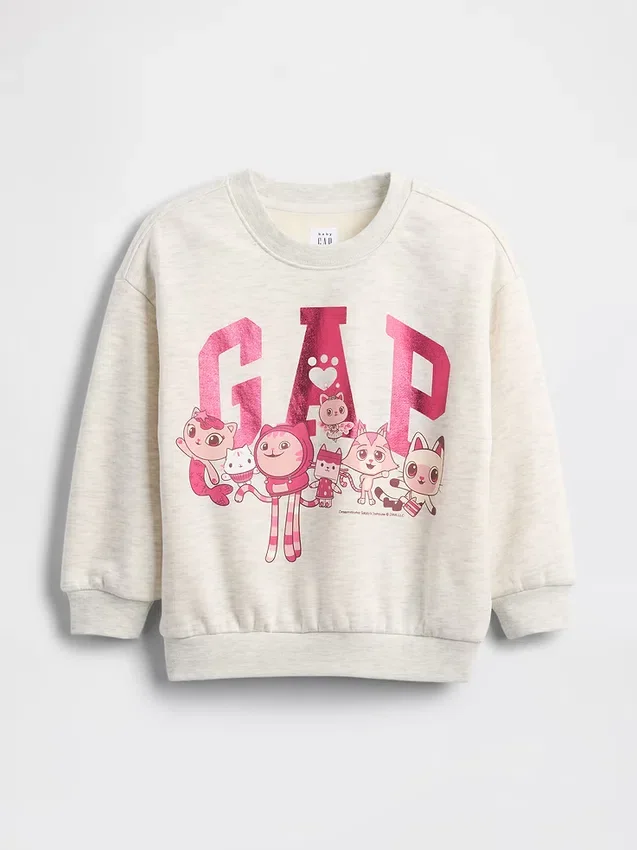 Sudadera para bebés y niños Vintagesoft con el logotipo de Gabby Cat
