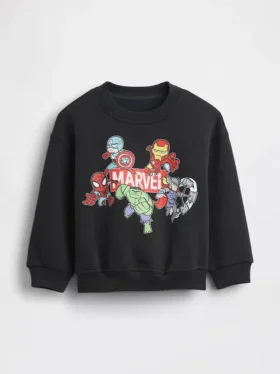 Sudadera para bebés y niños Vintagesoft con el logotipo de Marvel