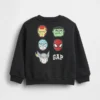 Sudadera para bebés y niños Vintagesoft con el logotipo de Marvel