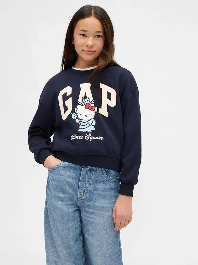 Sudadera para niños Vintagesoft con el logotipo de Hello Kitty