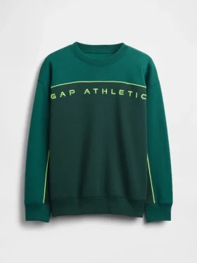 Sudadera para niños Vintagesoft con logotipo y diseño de bloques de color