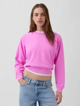 Sudadera raglán de felpa Vintagesoft