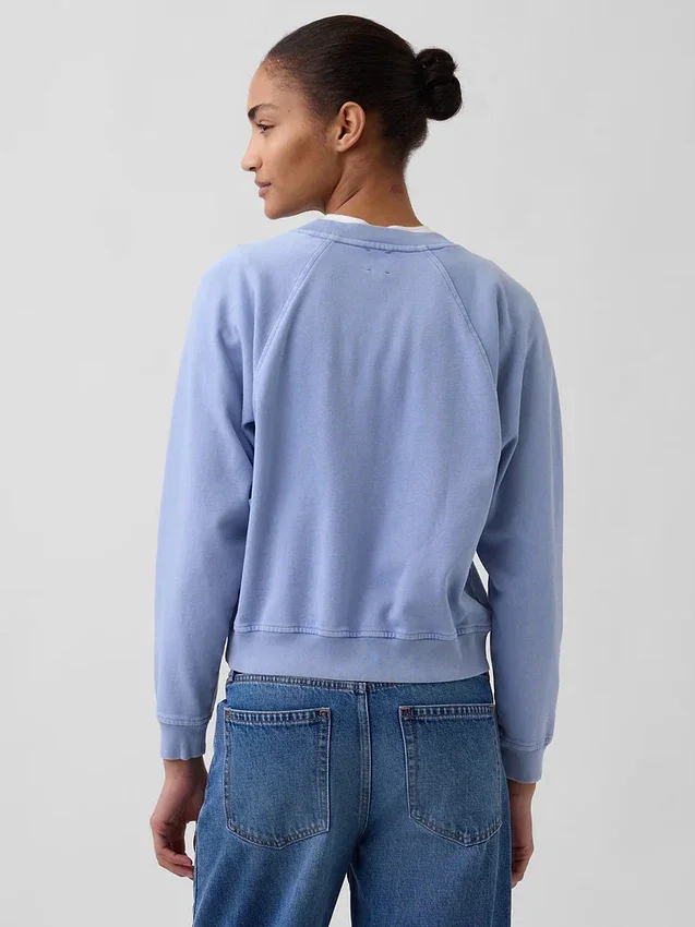 Sudadera raglán de felpa Vintagesoft
